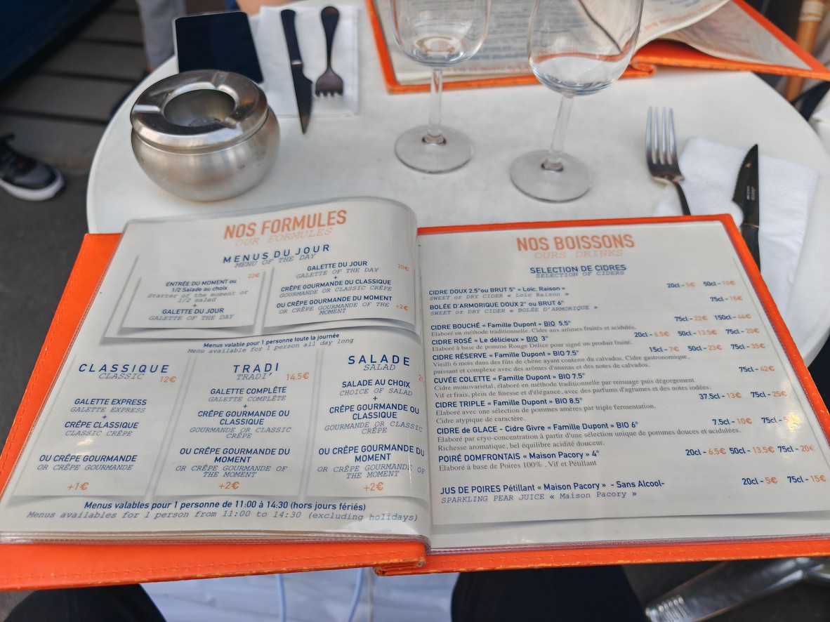 Midi12 La Fayette menu 2