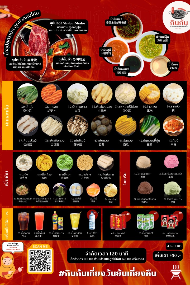 Gin Gan Fen Jia Zhan Qu Nan Wu menu 2