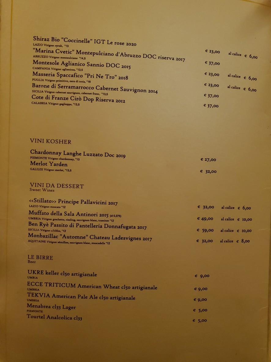 Trattoria della Barchetta dal 1924 menu 9