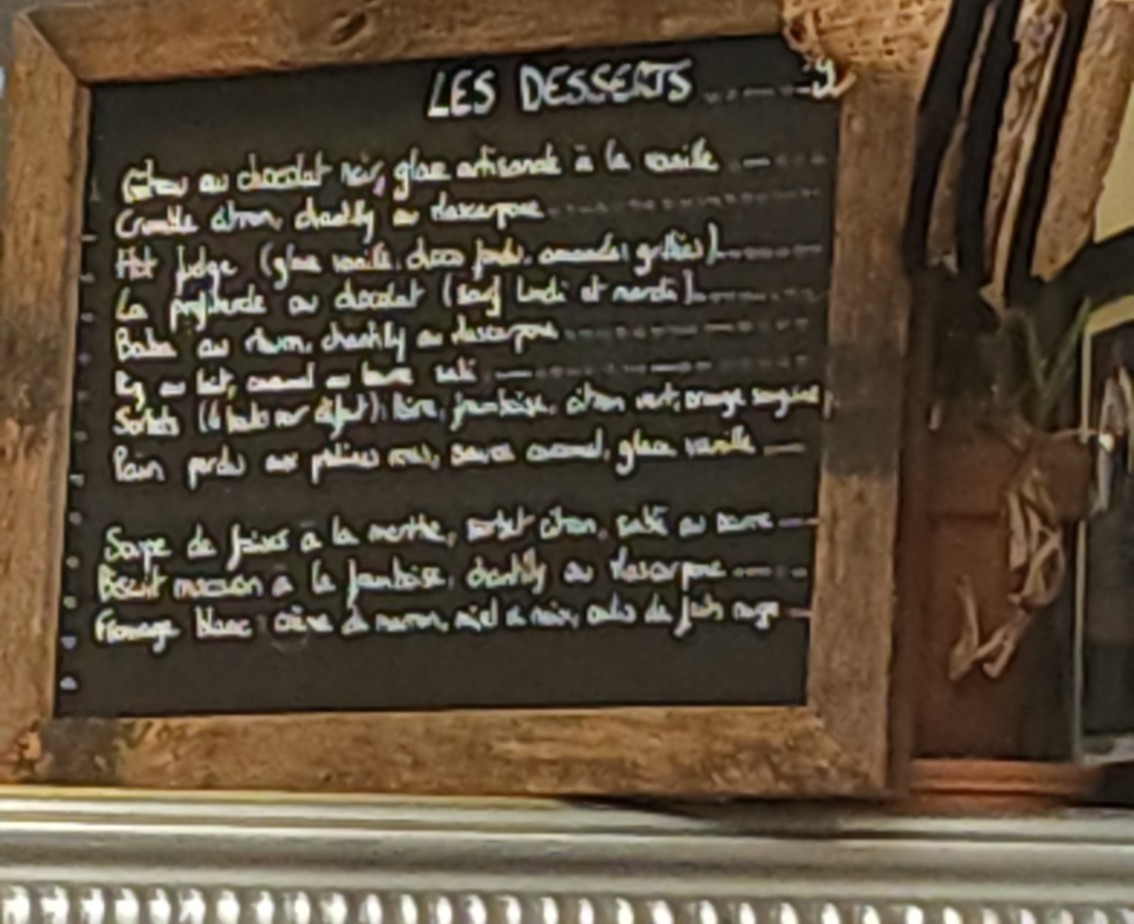 Le Garde-Manger menu 2