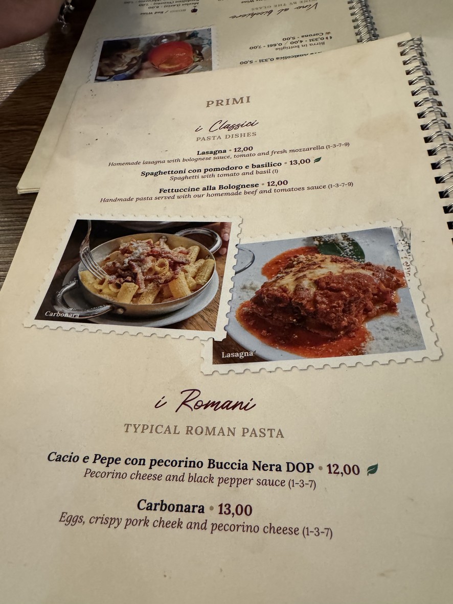 Cleto - La porta del Colosseo menu 2