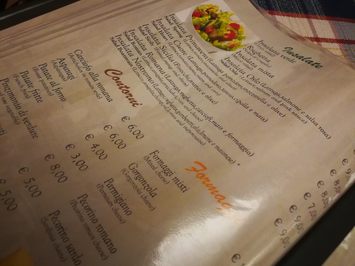 Cleto - La porta del Colosseo menu 7