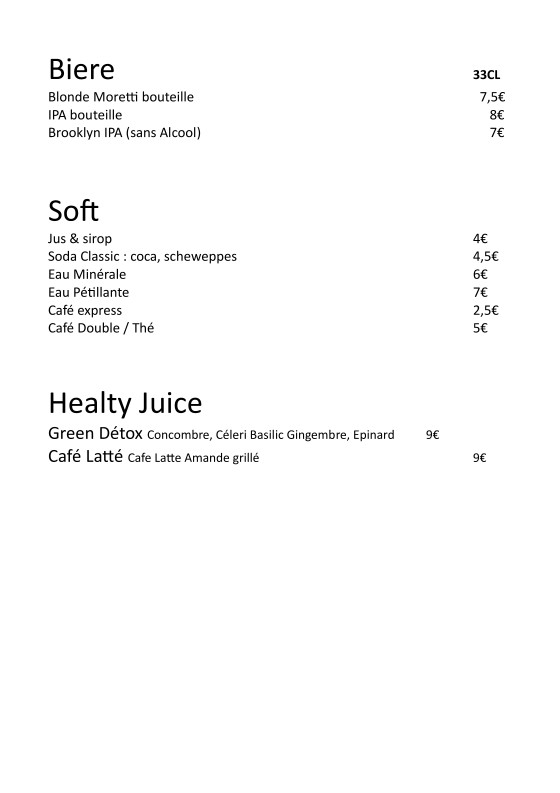 Canaille menu 5