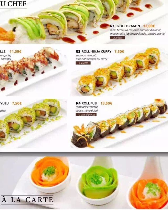 Yokosuka menu 1