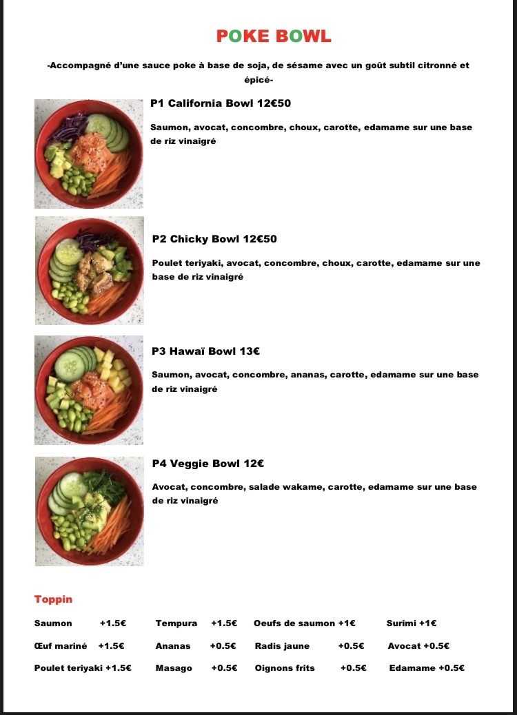 Nishi Sushi menu 3