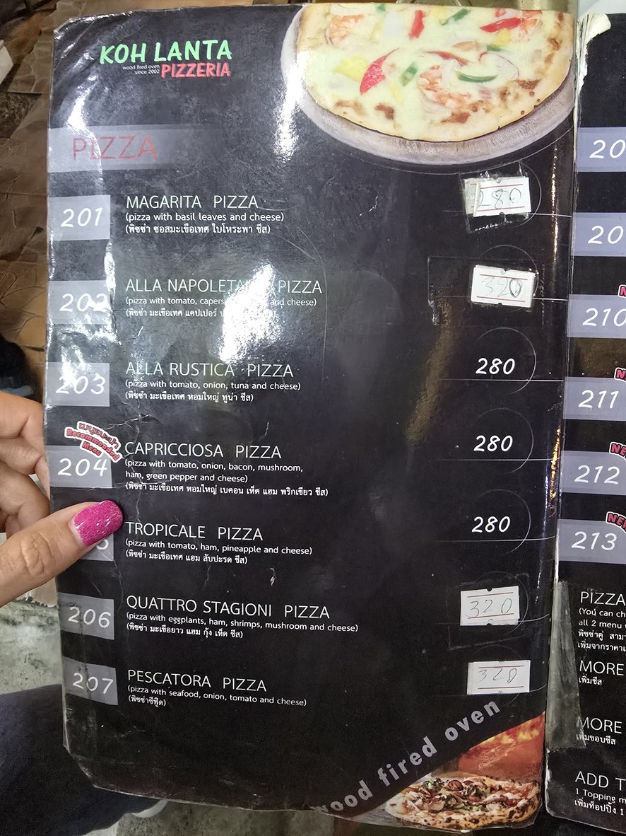 披萨兰塔 Pizza Lanta menu 2