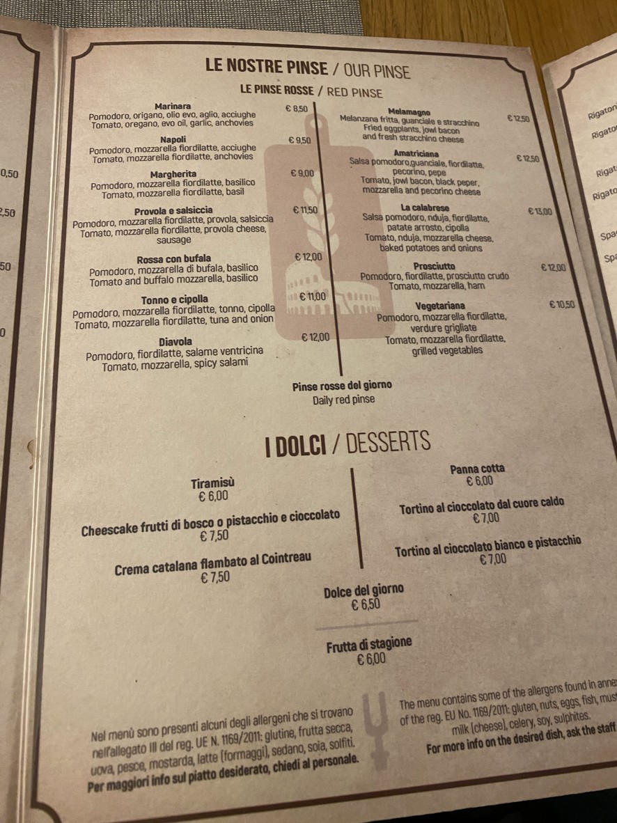 Ristorante Magno Roma menu 5