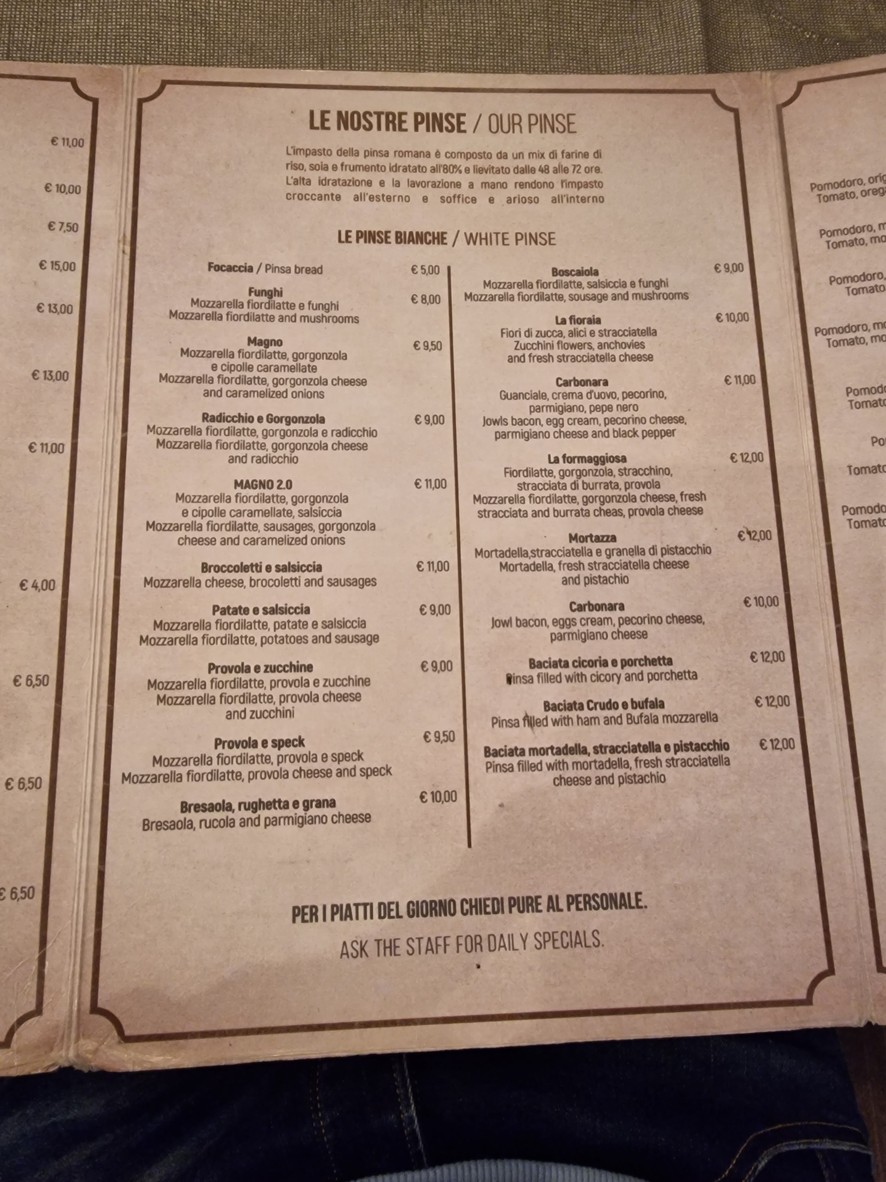Ristorante Magno Roma menu 6