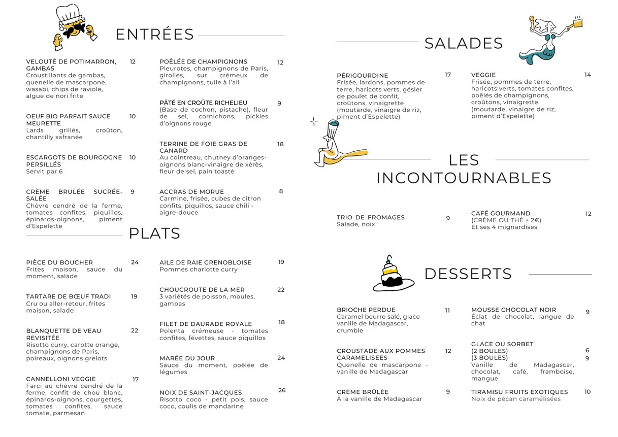 L'Armandie - Restaurante de Mariscos París 15 menu 2