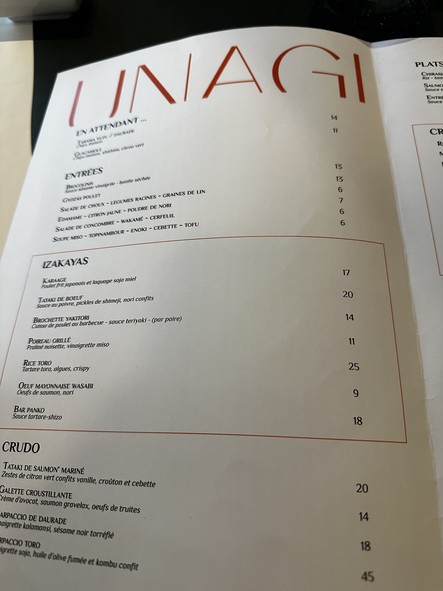 Unagi Paris