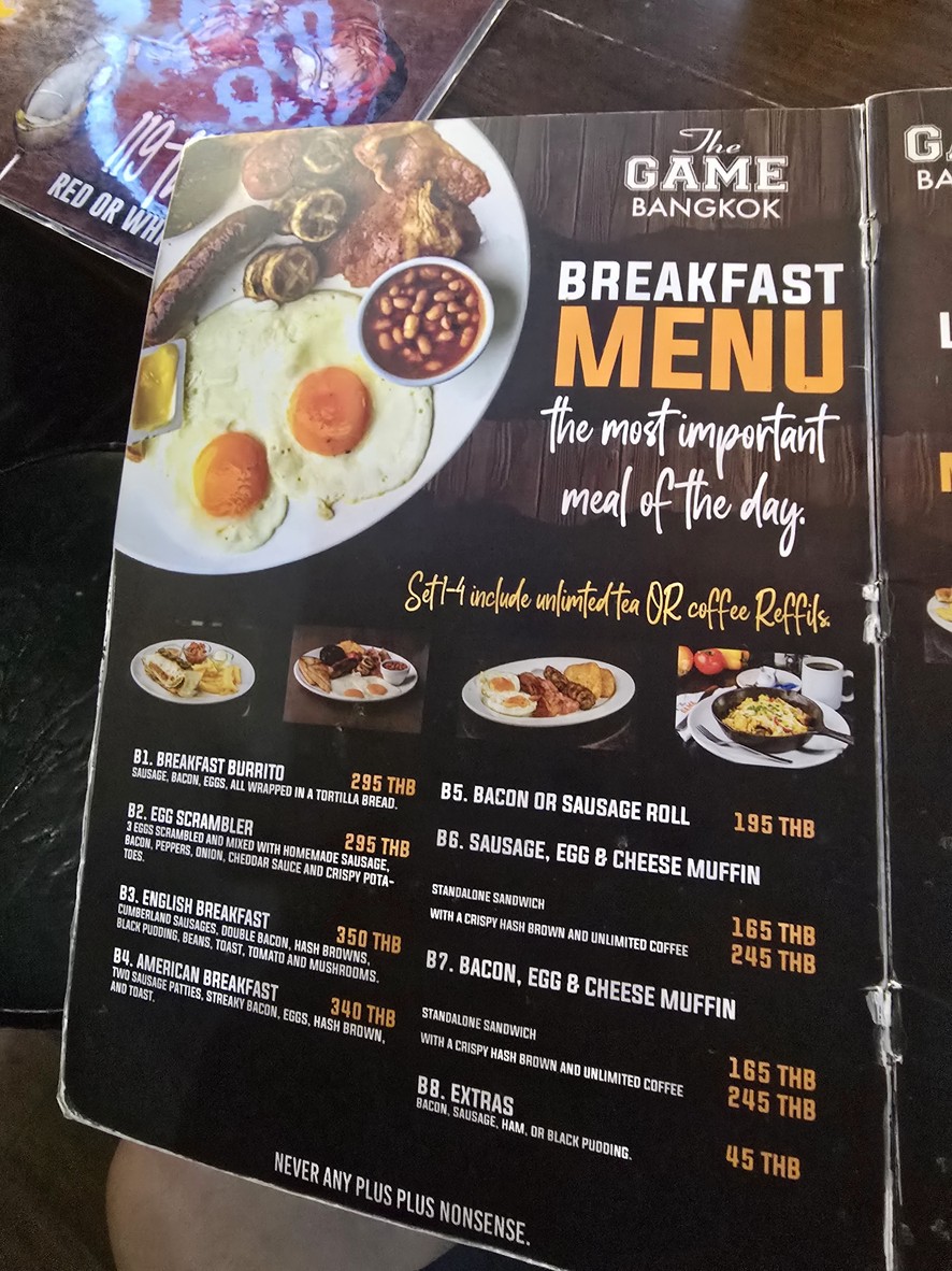 The Games menu 1