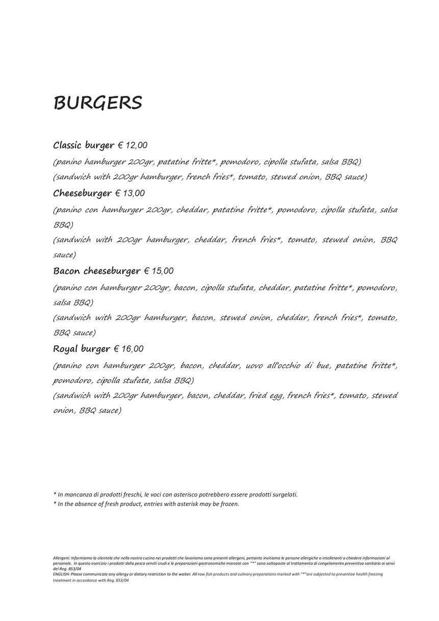 Ristorante Pizzeria La Cucina Nazionale menu 5