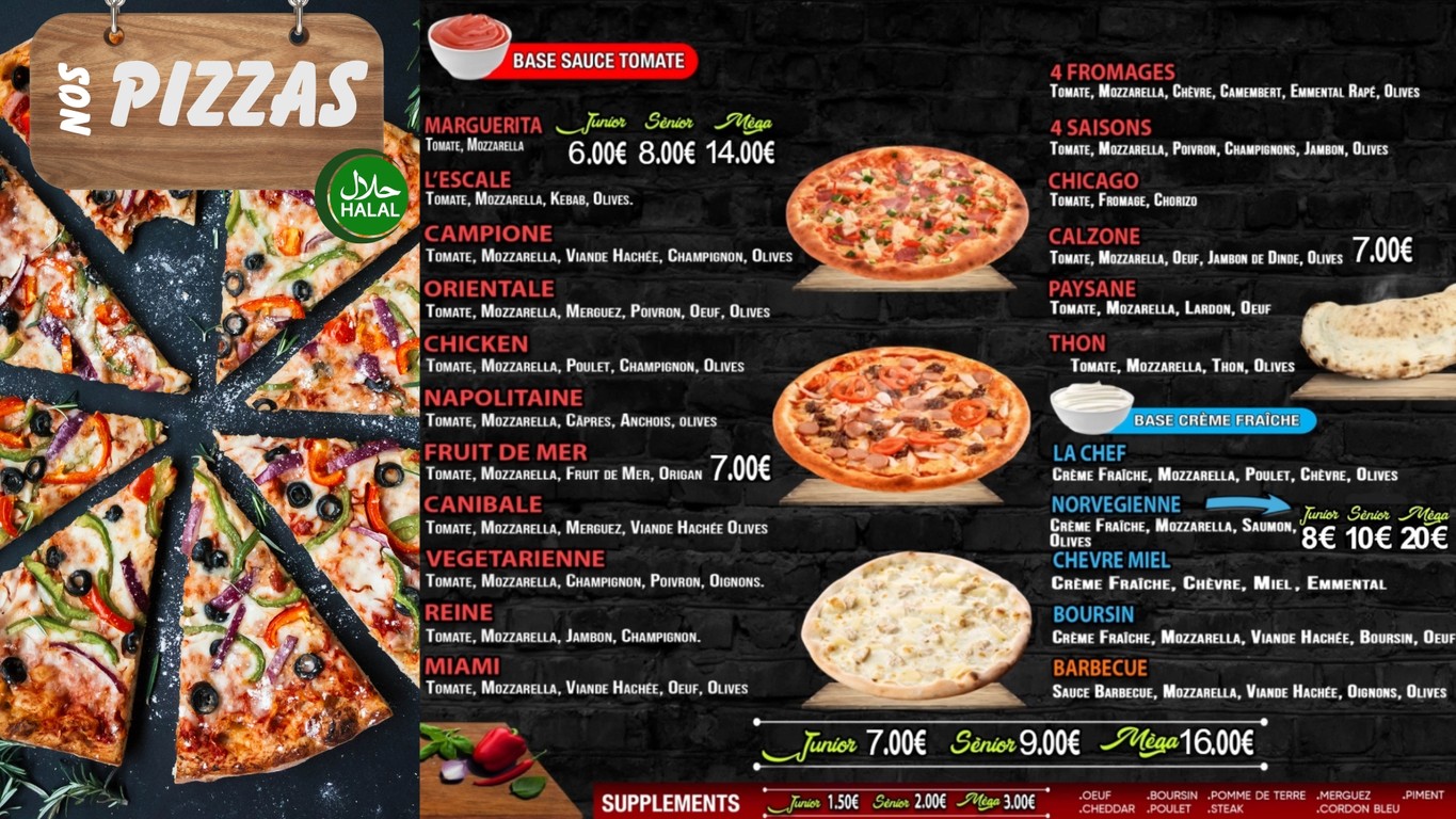 Les 3 Lumières Porte Bagnolet menu 2
