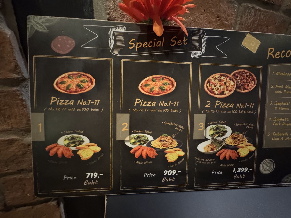 Alola Pizza & Pasta menu 2