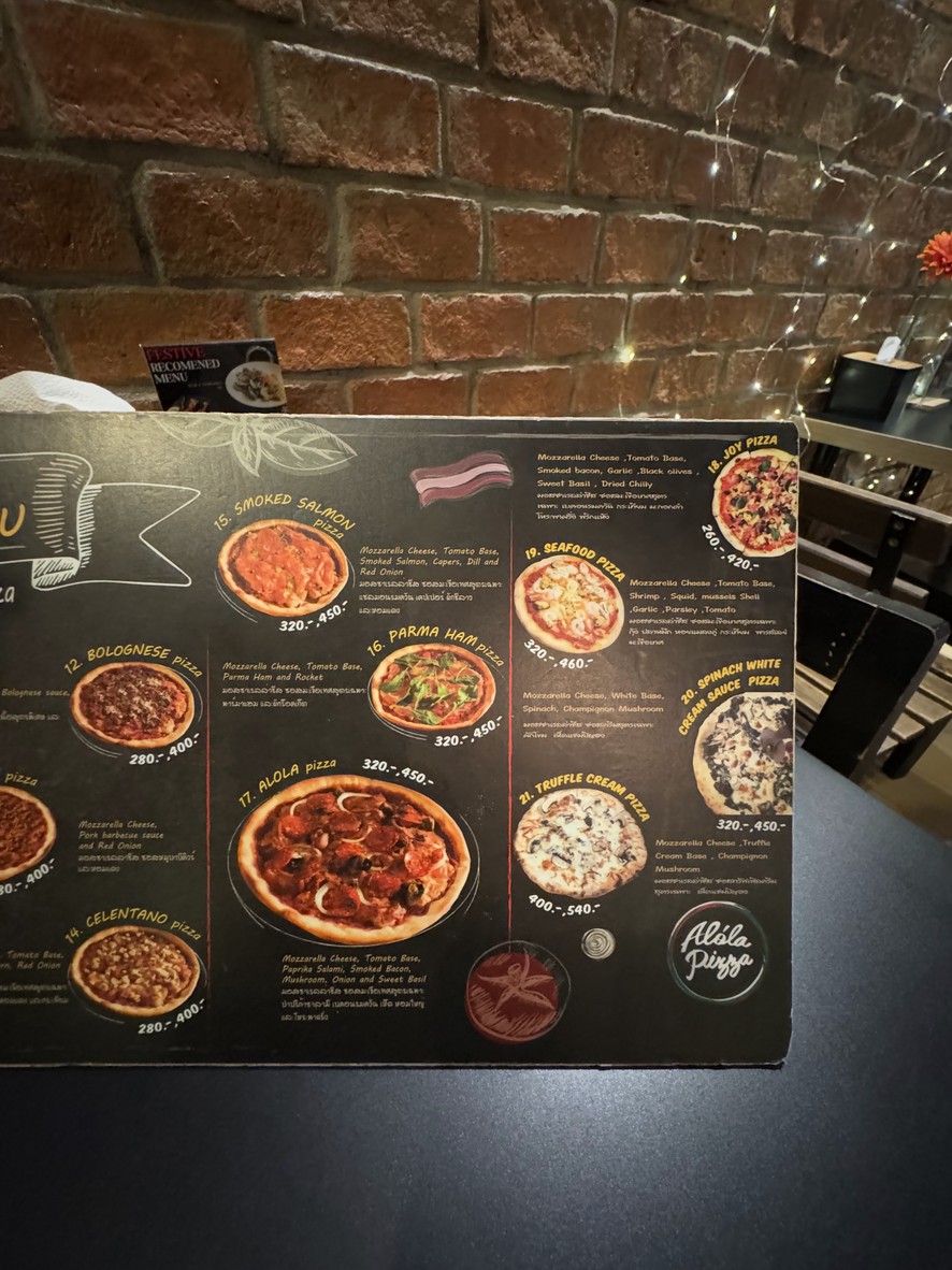 Alola Pizza & Pasta menu 5
