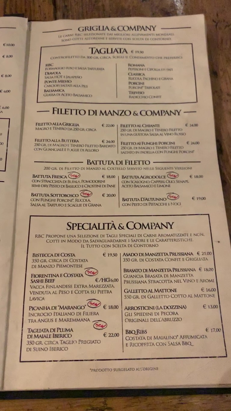 Roma Beer Company menu 5