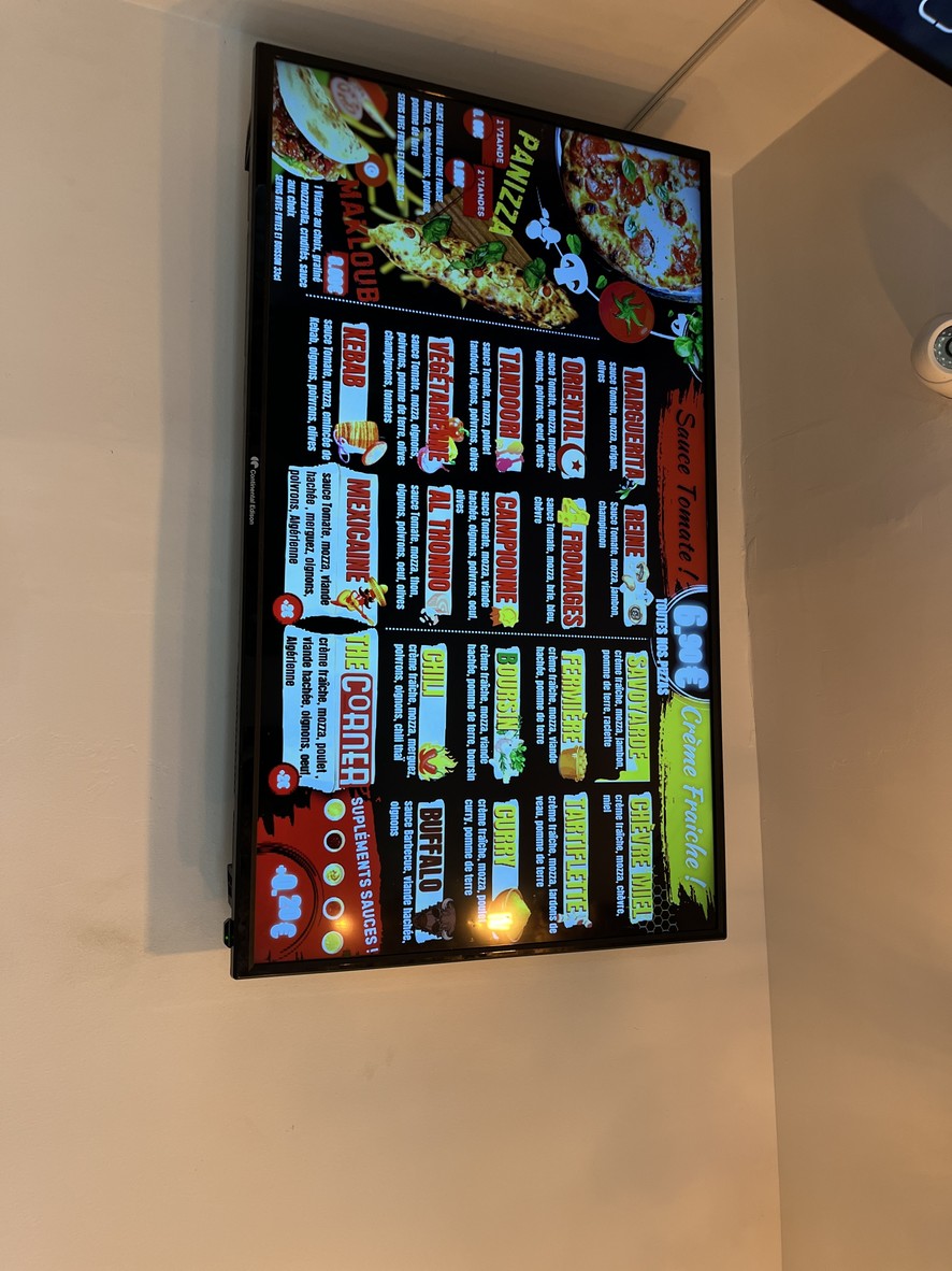 The Corner menu 3