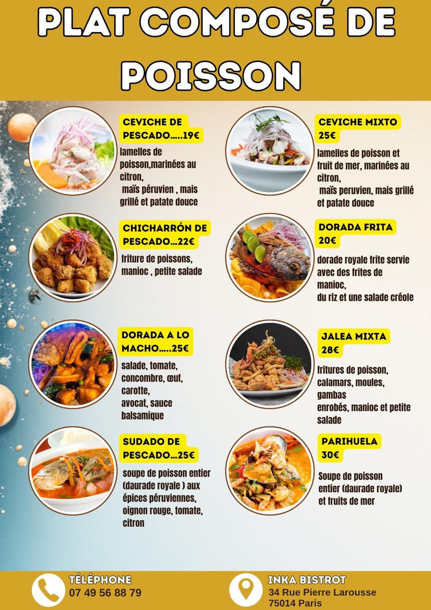 INKA BISTROT menu 4
