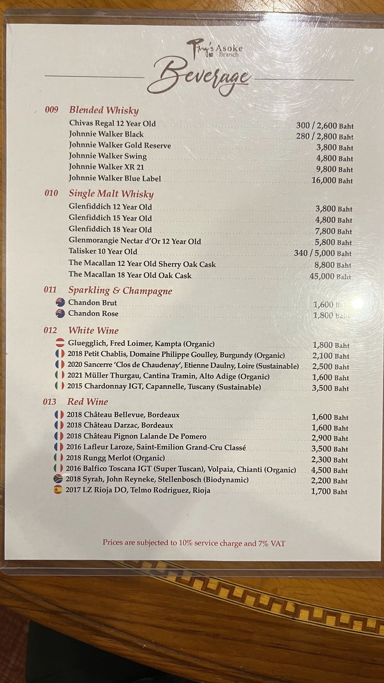 Ping's Shark Fin Restaurant Asoke (The Original) menu 8