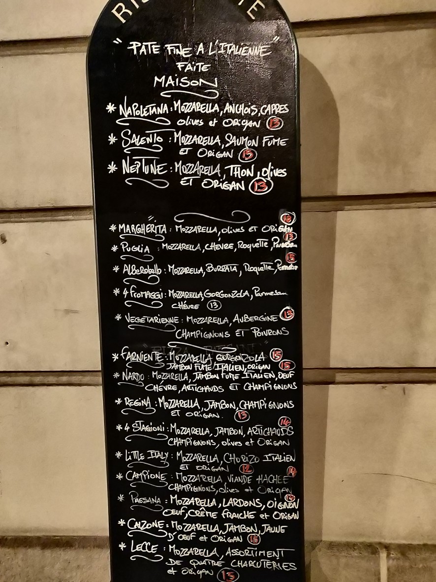 Il Farniente menu 2