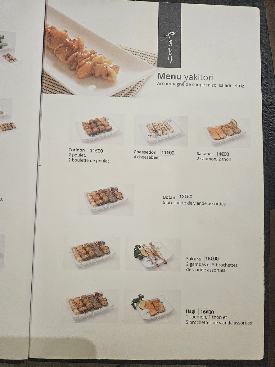 Osaka menu 7