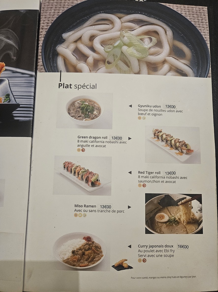 Osaka menu 9