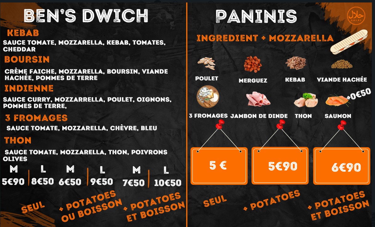BEN'S PIZZA ORIGINAL menu 3