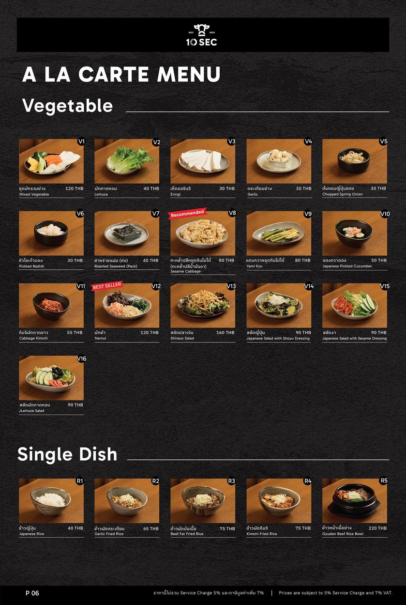 10 Sec Beef & Beer menu 5