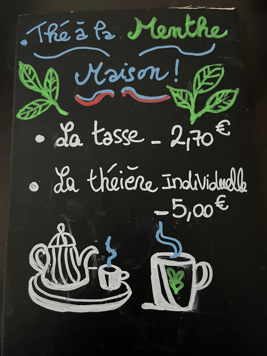 Comme Chez Toi menu 3