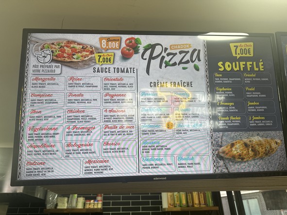 Pizza chadok street food tunisien