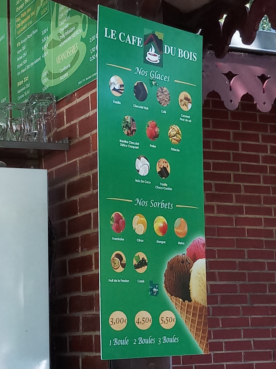 Le Café du Bois menu 2