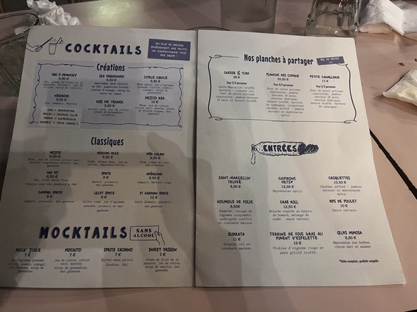 La Côte et l'Arête - Restaurante, brasserie, bar de vinos - Convivial, chic y cálido
