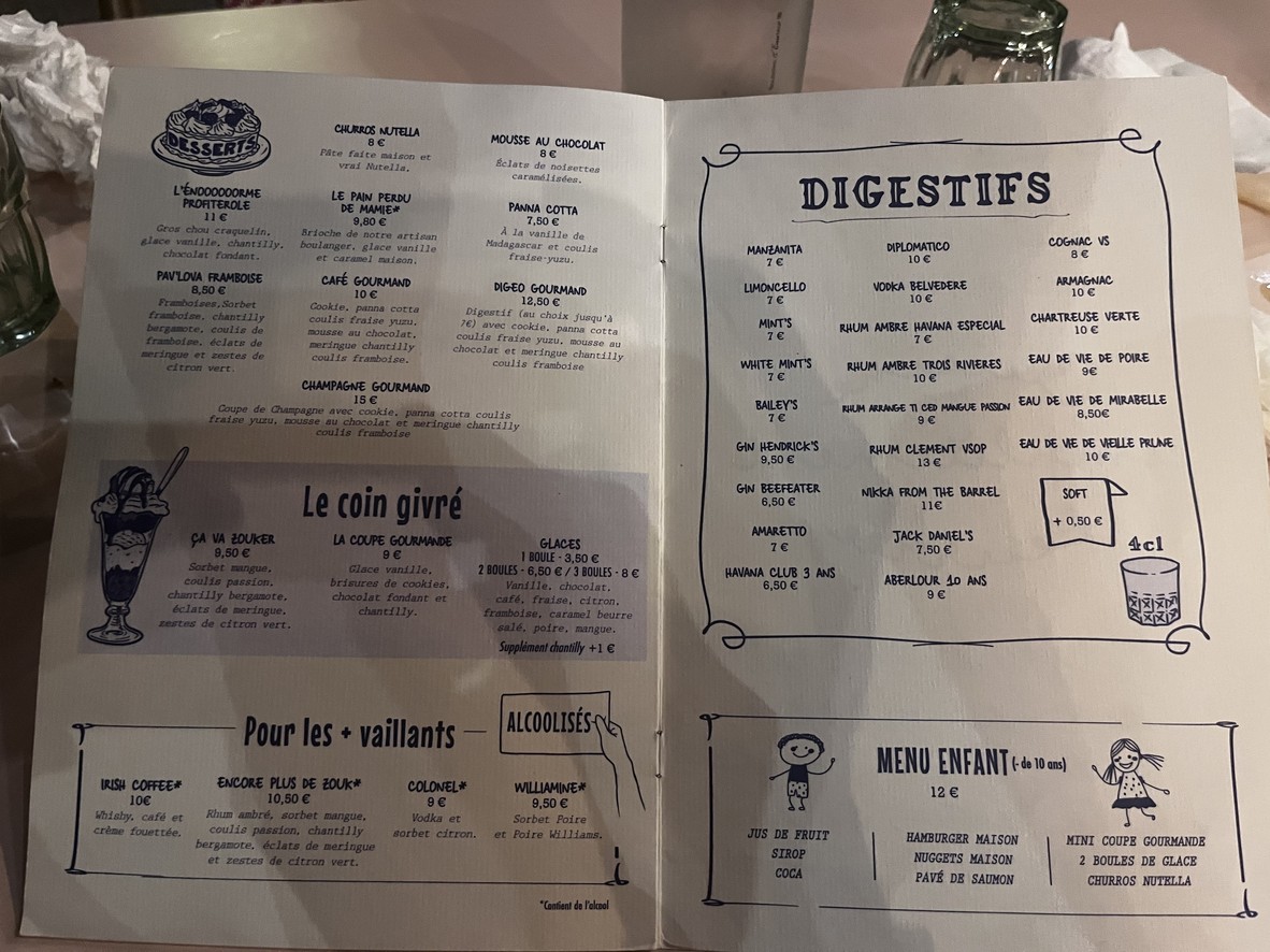 La Côte et l'Arête - Restaurante, brasserie, bar de vinos - Convivial, chic y cálido menu 3
