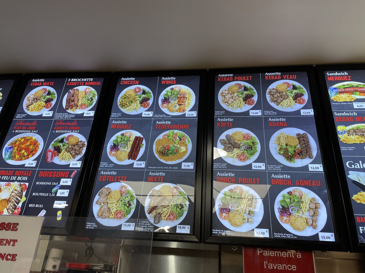Le Mondial - Meilleur kebab de Paris menu 3