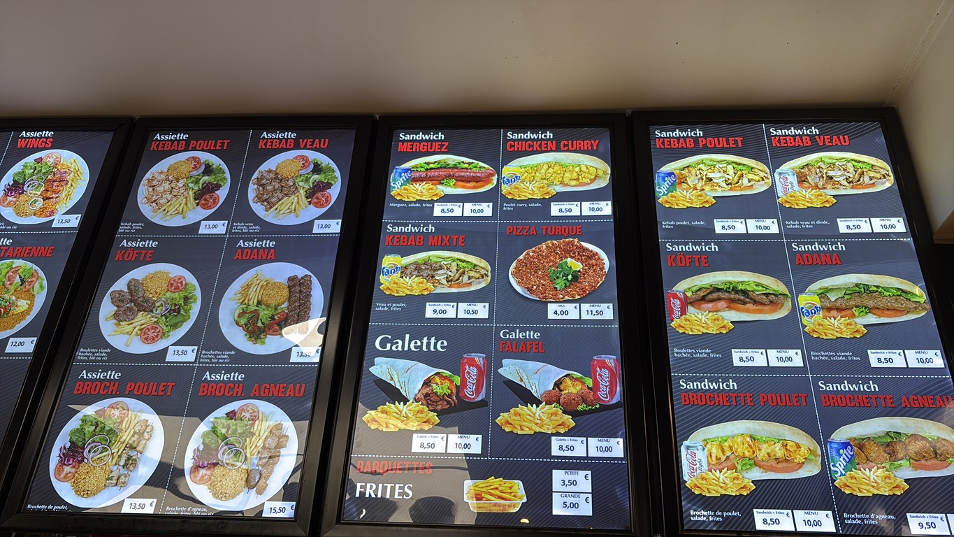Le Mondial - Meilleur kebab de Paris menu 4