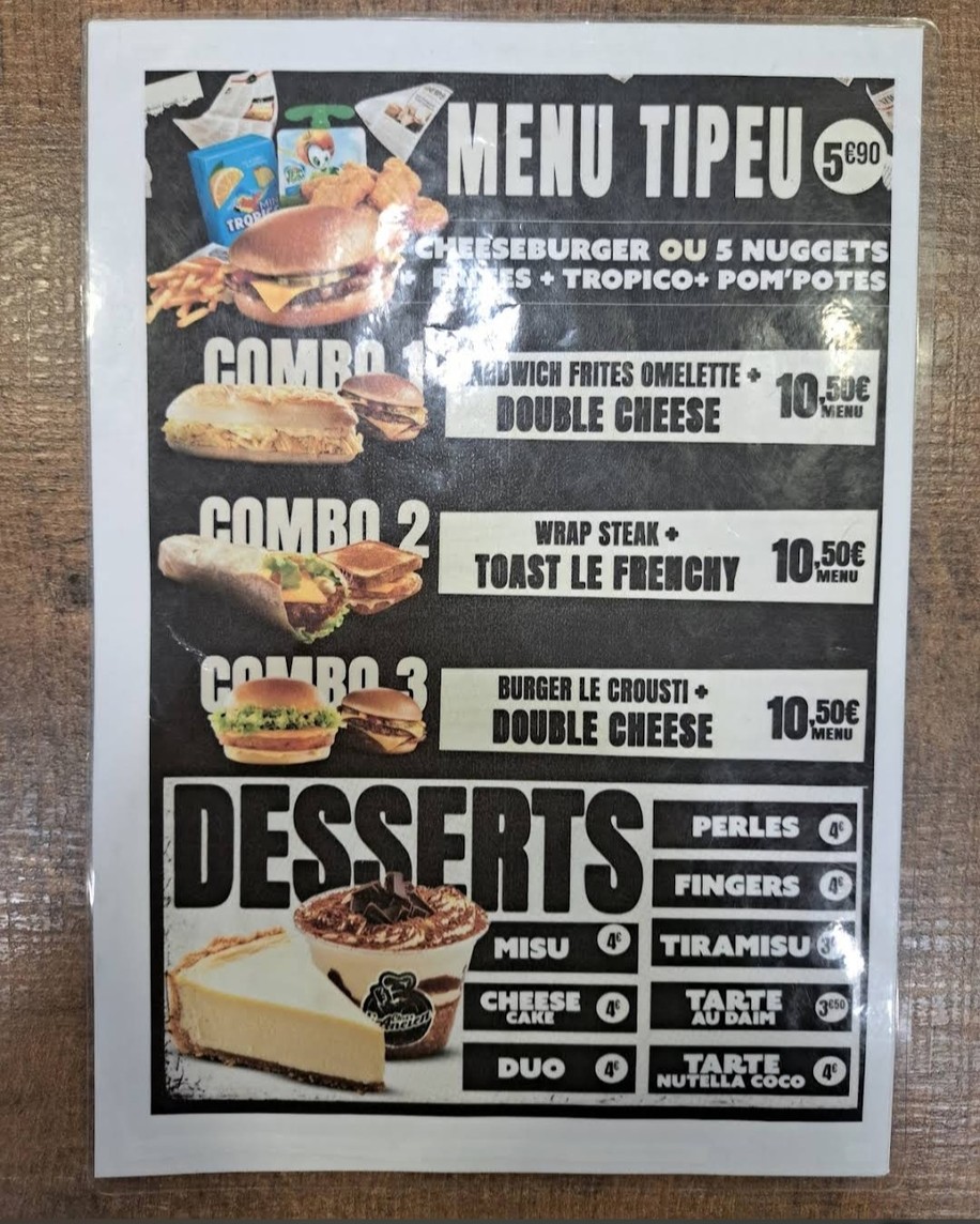 Chez L'ancien Ivry-sur-Seine menu 4