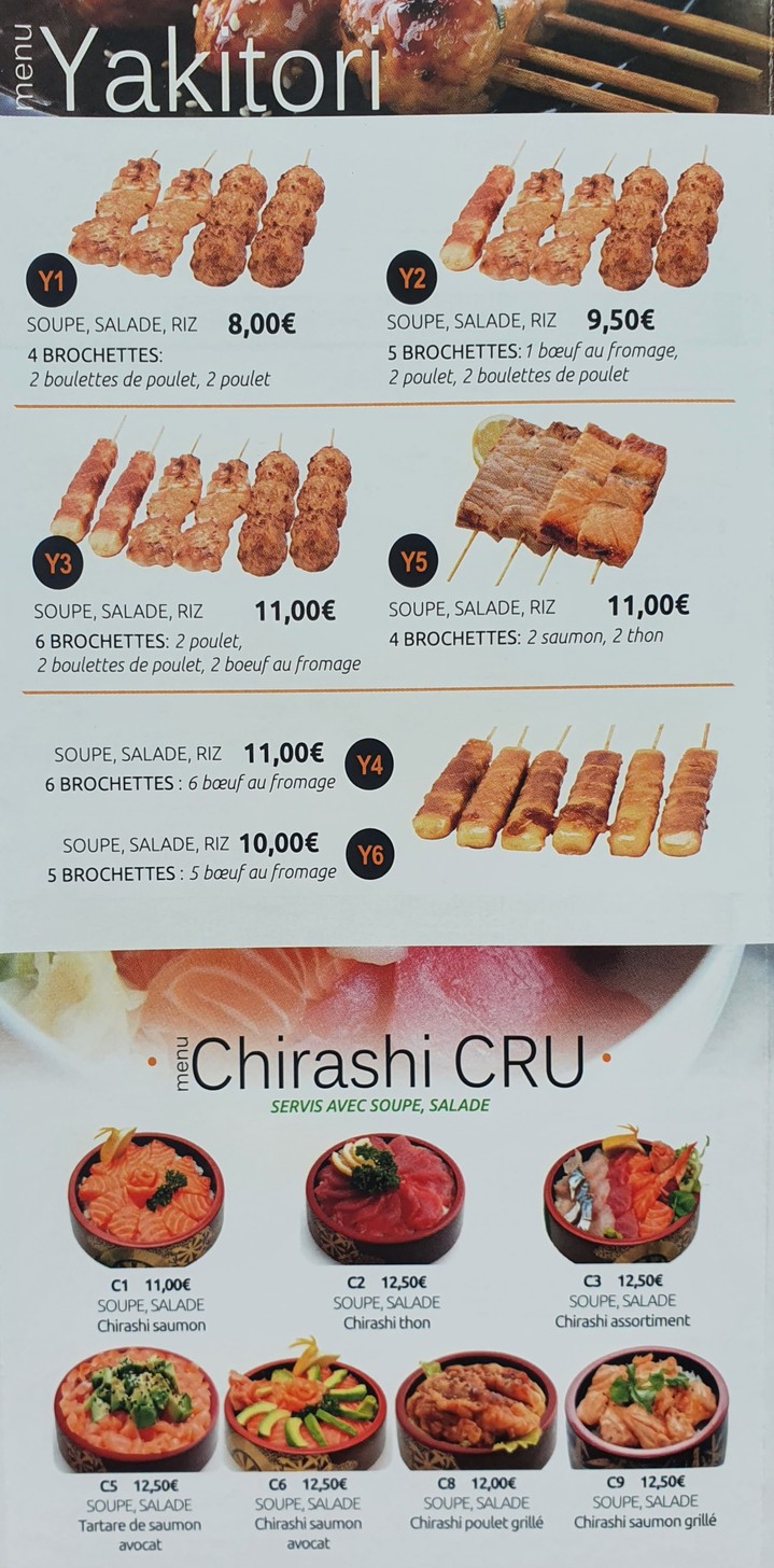 Lili traiteur menu 2
