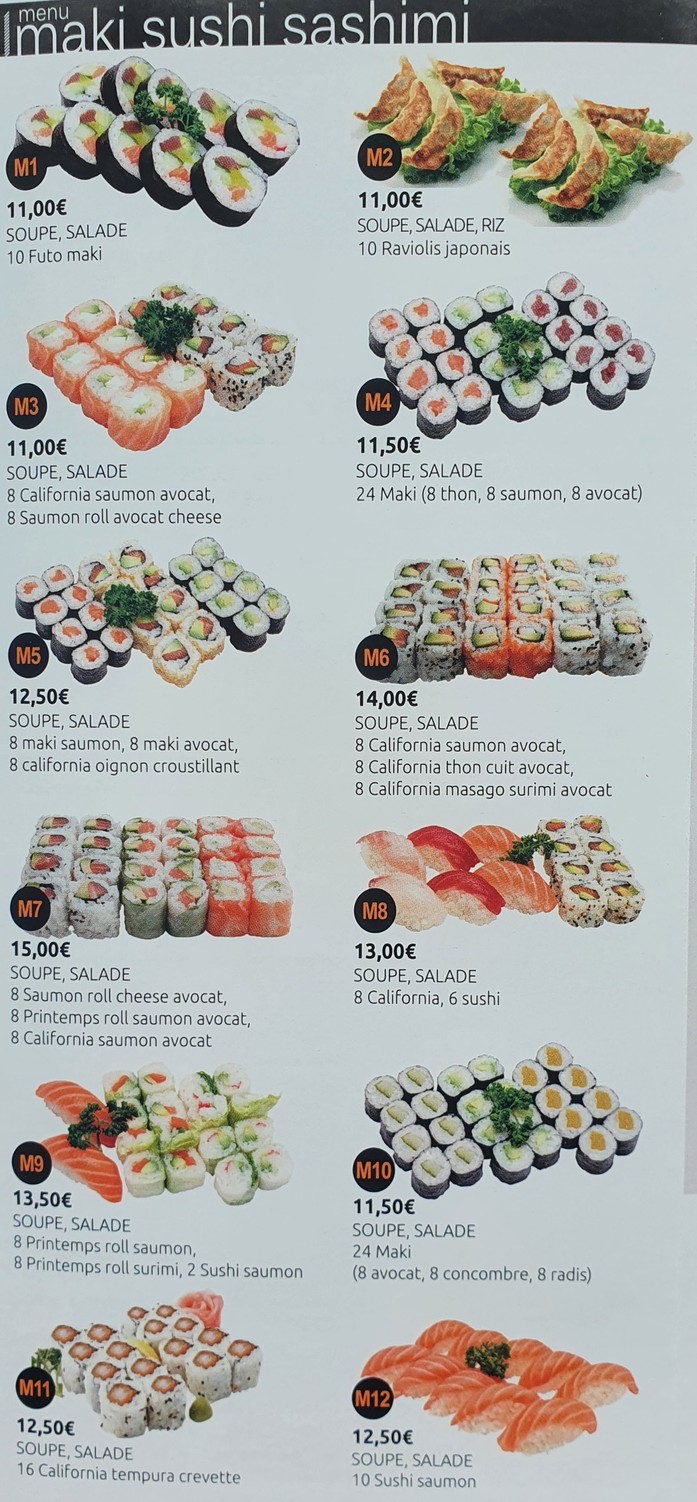 Lili traiteur menu 3