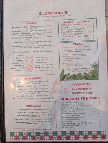 Mesita Brasserie Latina
