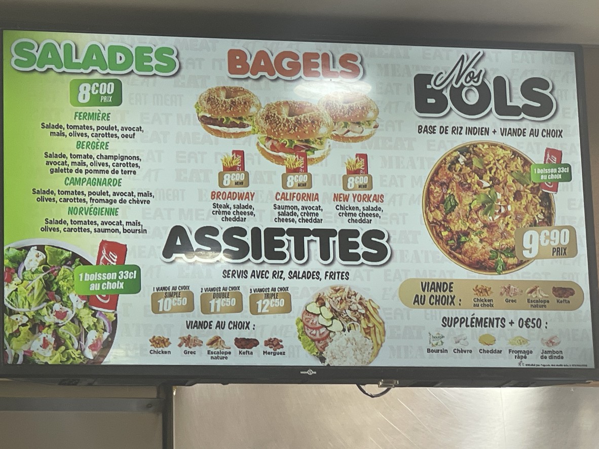 Eat Meat menu 3
