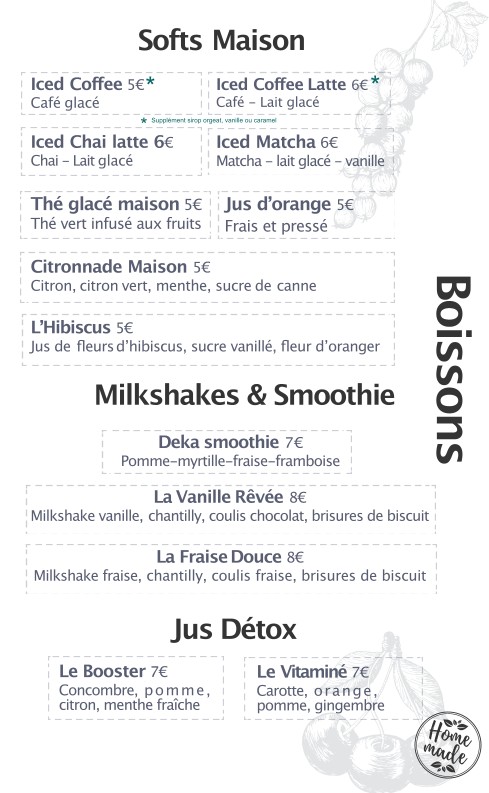 DéKà menu 4