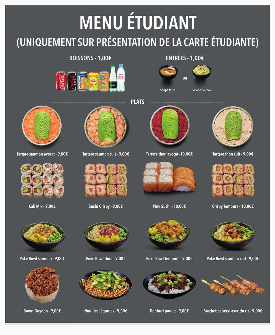Sushi Fresh menu 1