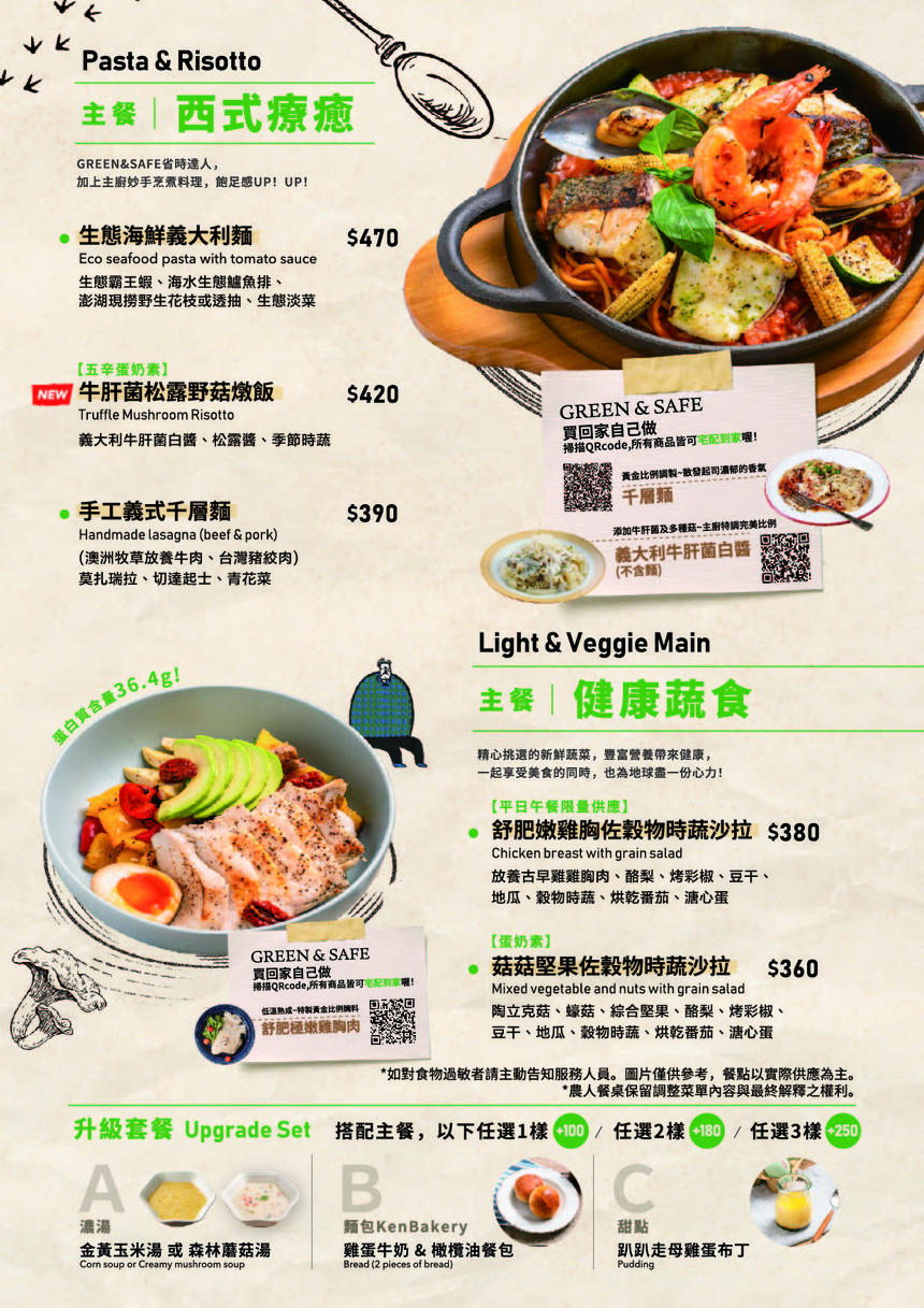 Nong Ren Can Zhuo menu 1