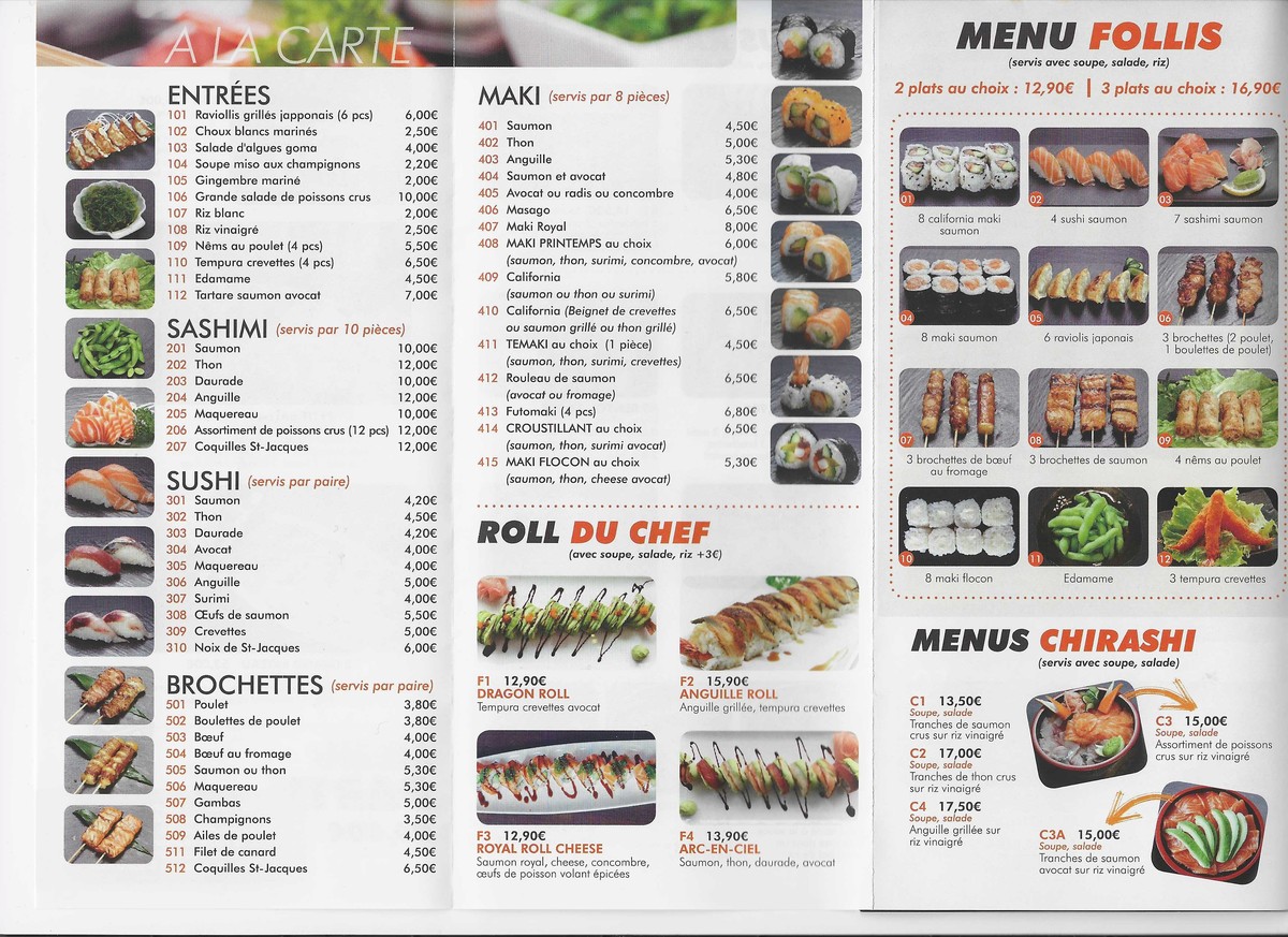 Tachibana menu 1