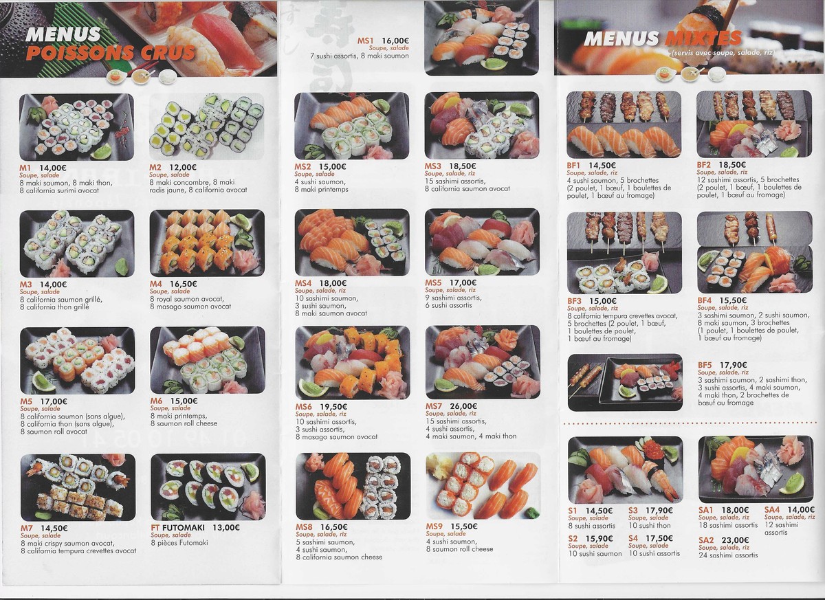 Tachibana menu 2