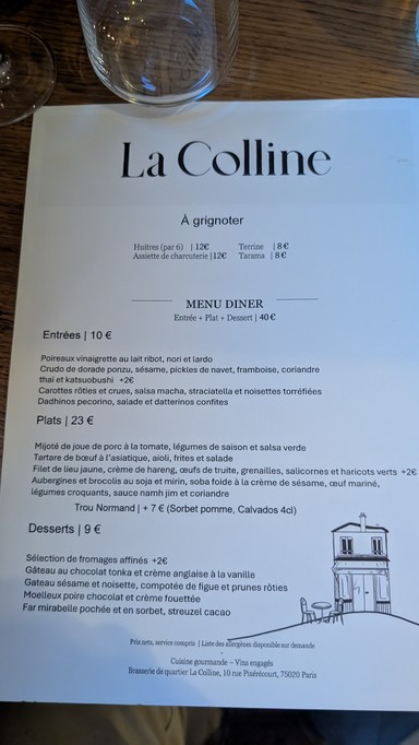 Restaurant La Colline