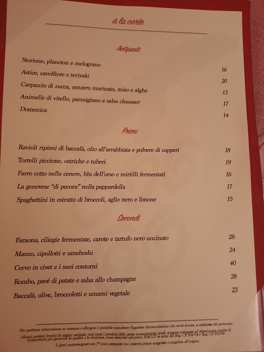 Taverna Angelica menu 2