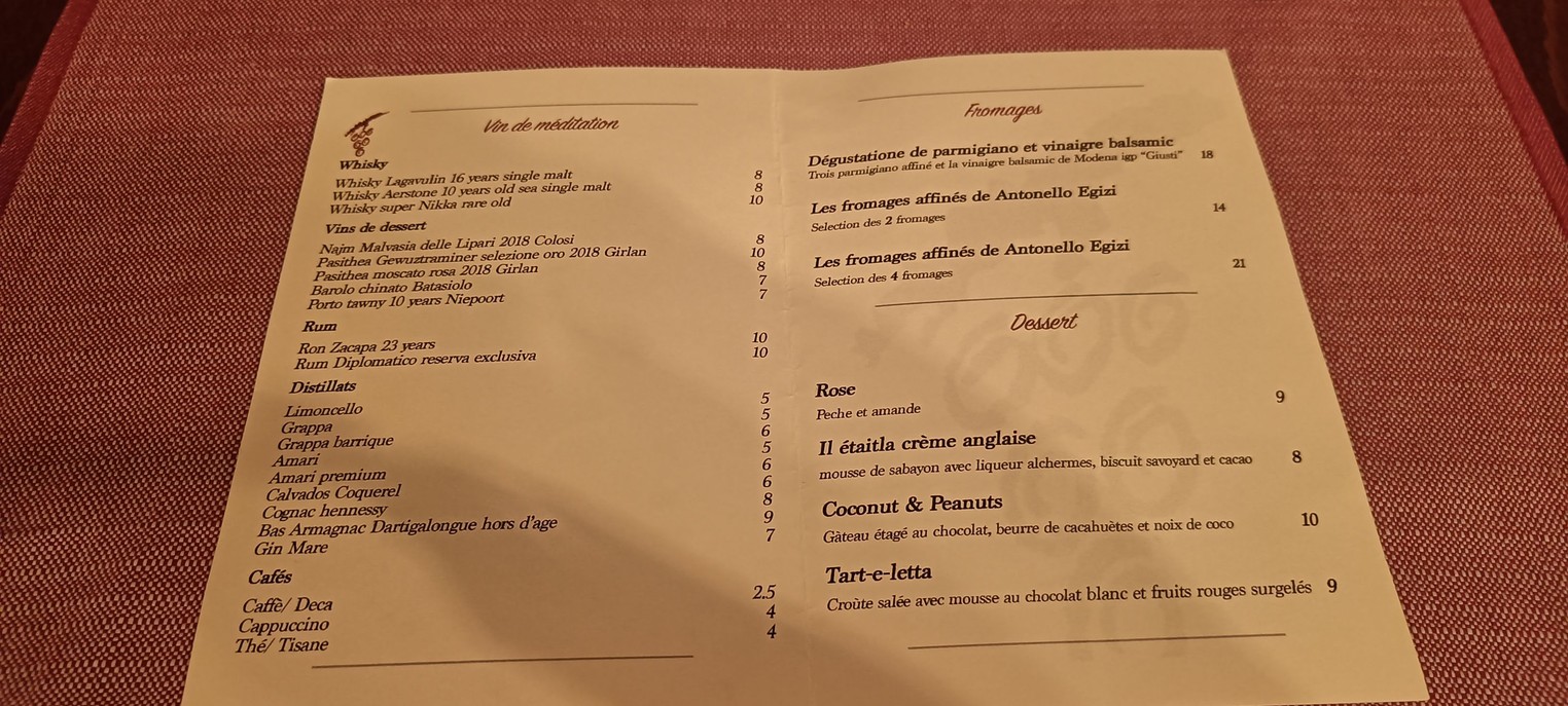 Taverna Angelica menu 4