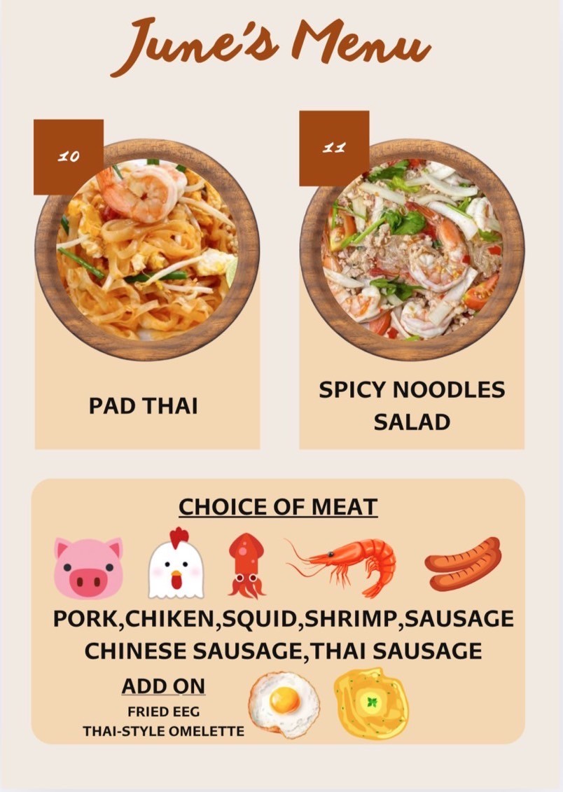 Shíwù guānli, Yāi Jiù chǔfáng menu 2