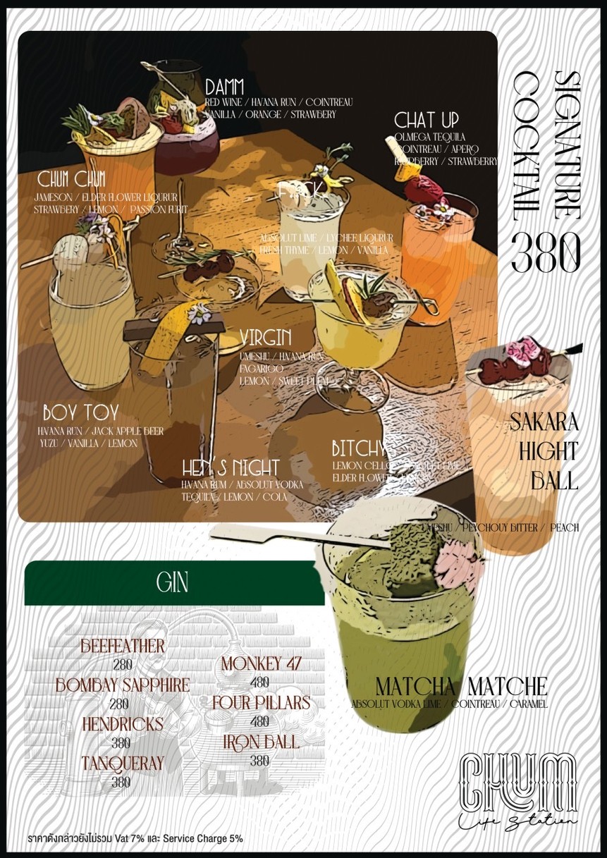 CHUM menu 5